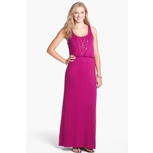 Bright Berry Maxi Dress SIZE: Small